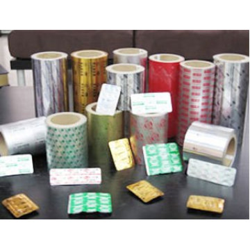 pharmaceutical products aluminum foil tablets pills packaging